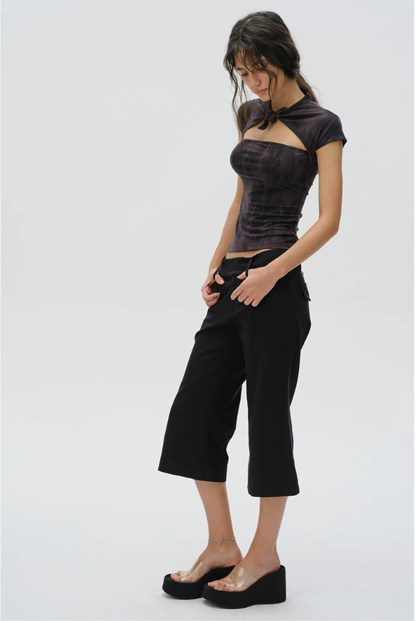 Contour Keyhole Top