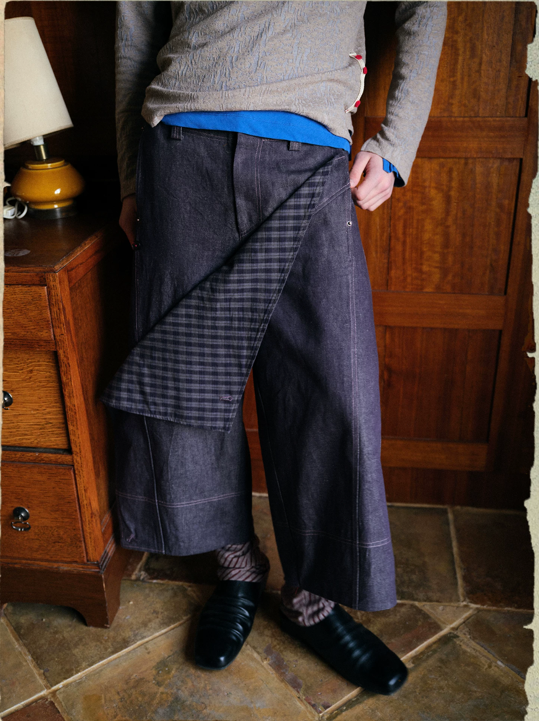 Blue Infiltration Crosscurrent Trousers