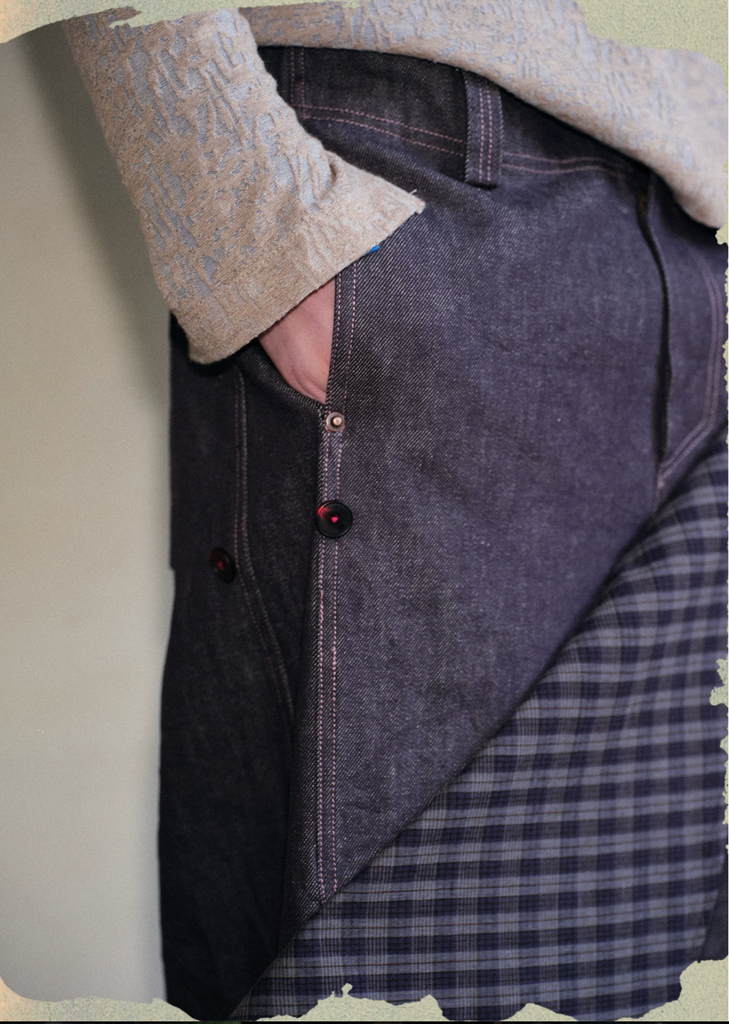 Blue Infiltration Crosscurrent Trousers
