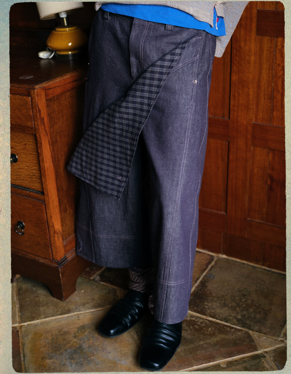 Blue Infiltration Crosscurrent Trousers