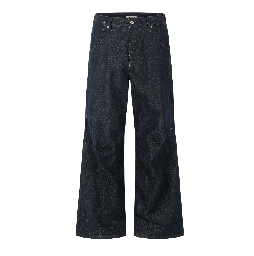 Low-Rise Wide-Leg Denim