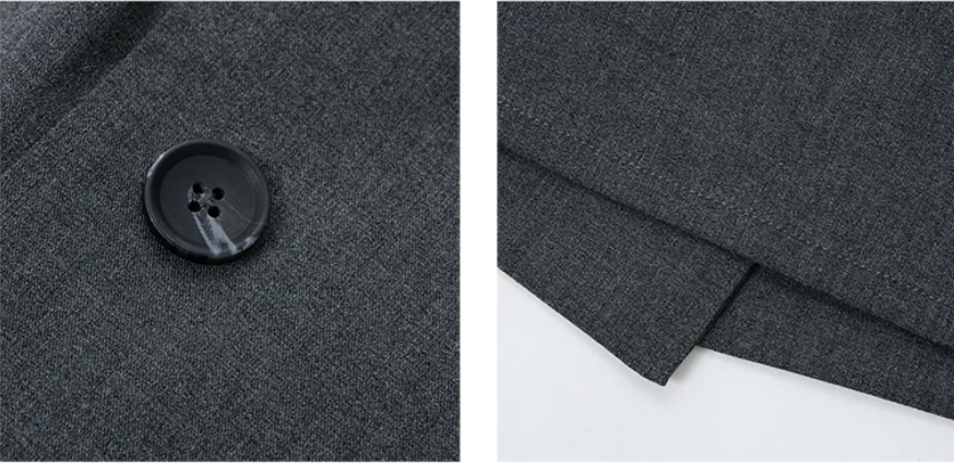Double-Breasted Sleeveless Tailored Vest