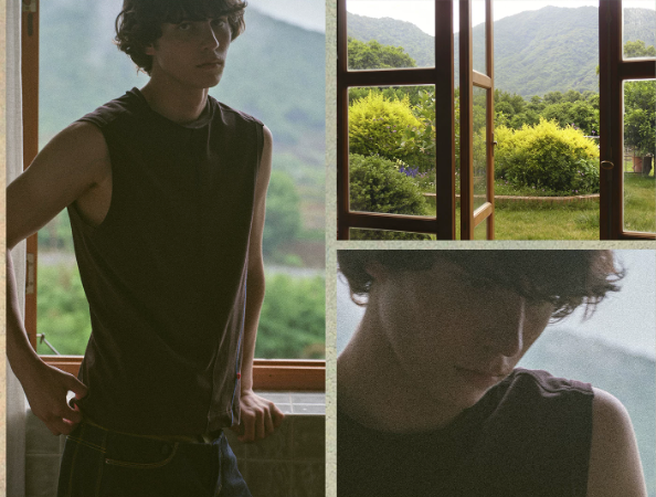 Tibetan Blue Invasion | Sleeveless Cotton Tank