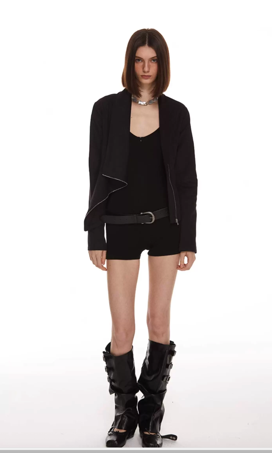 Draped Zip Jacket