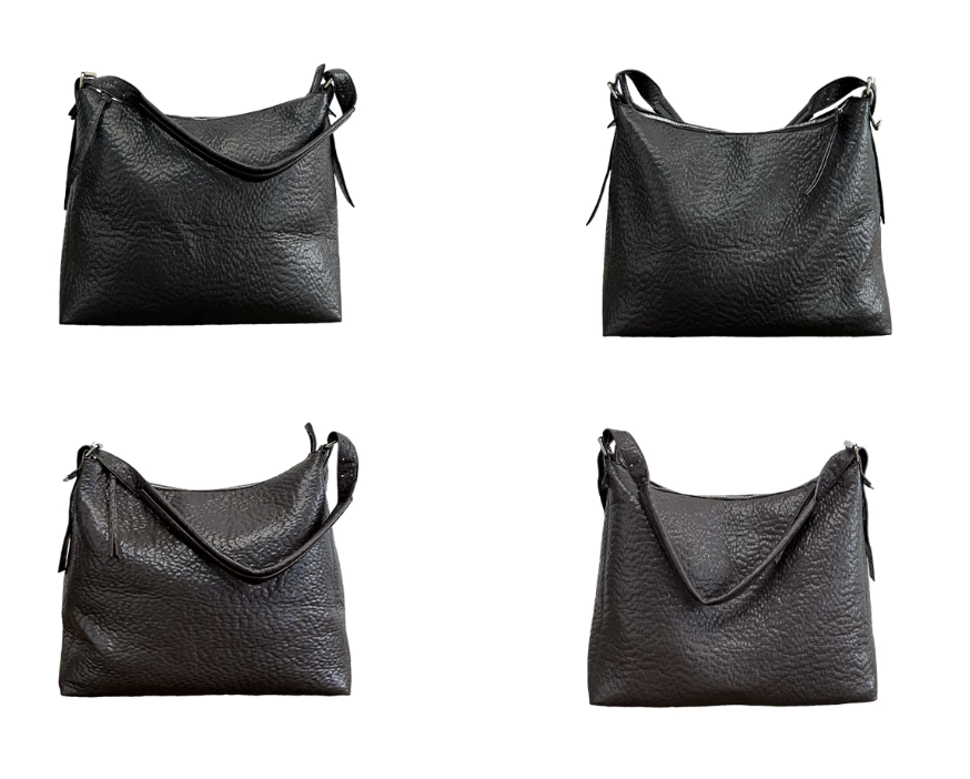 Textured Oversized Slouch Shoulder Bag