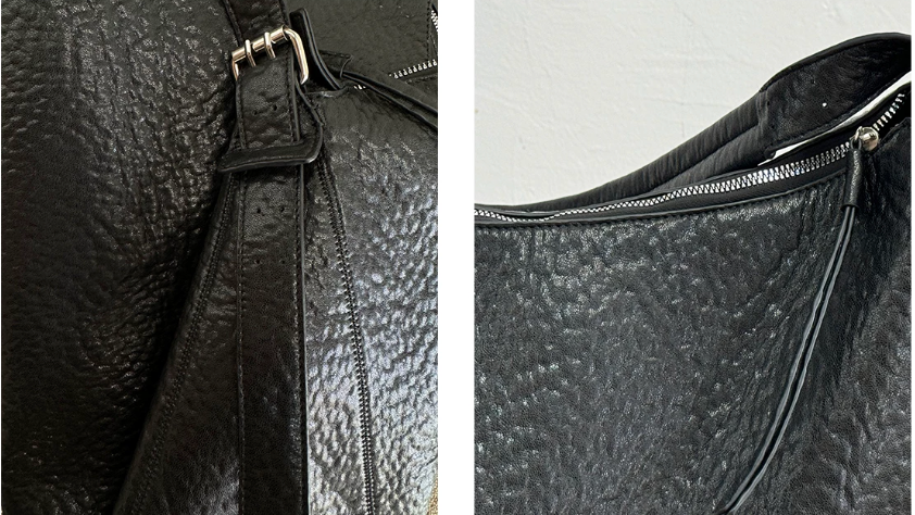 Textured Oversized Slouch Shoulder Bag