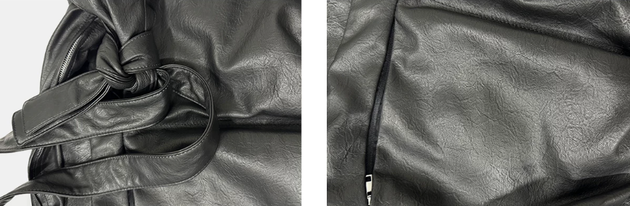 Bow Strap Slouch Messenger Bag