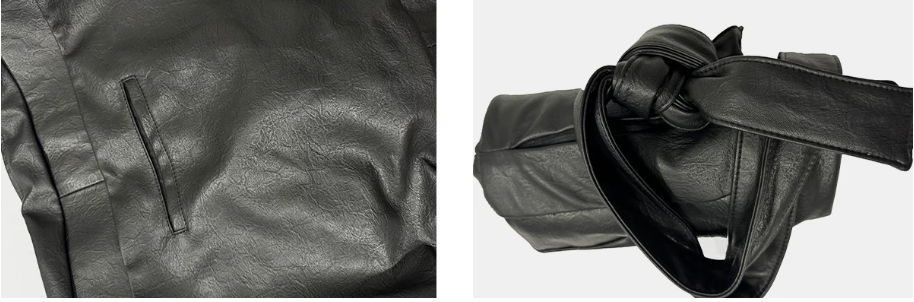 Bow Strap Slouch Messenger Bag