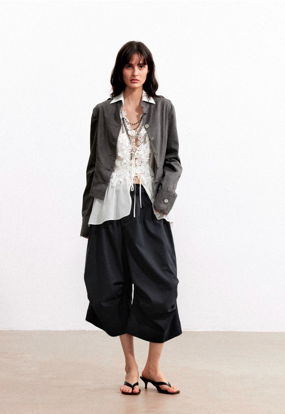 Balloon Culotte Trousers
