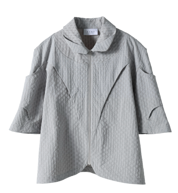 Architectural Panel Zip Shirt