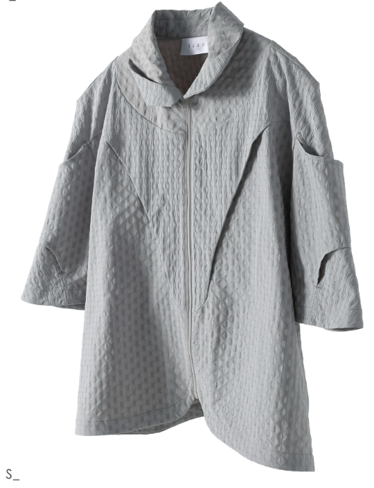 Architectural Panel Zip Shirt