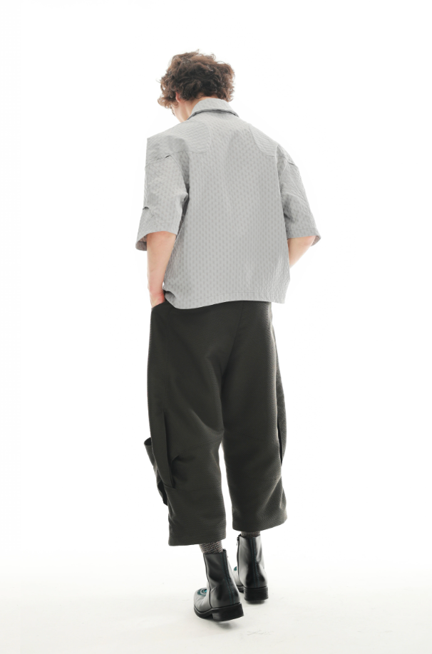 Architectural Panel Zip Shirt