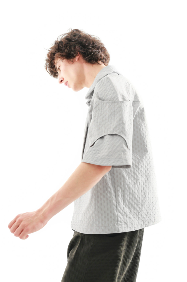 Architectural Panel Zip Shirt