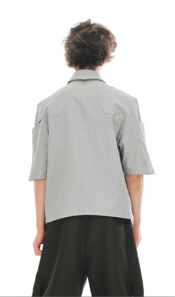 Architectural Panel Zip Shirt