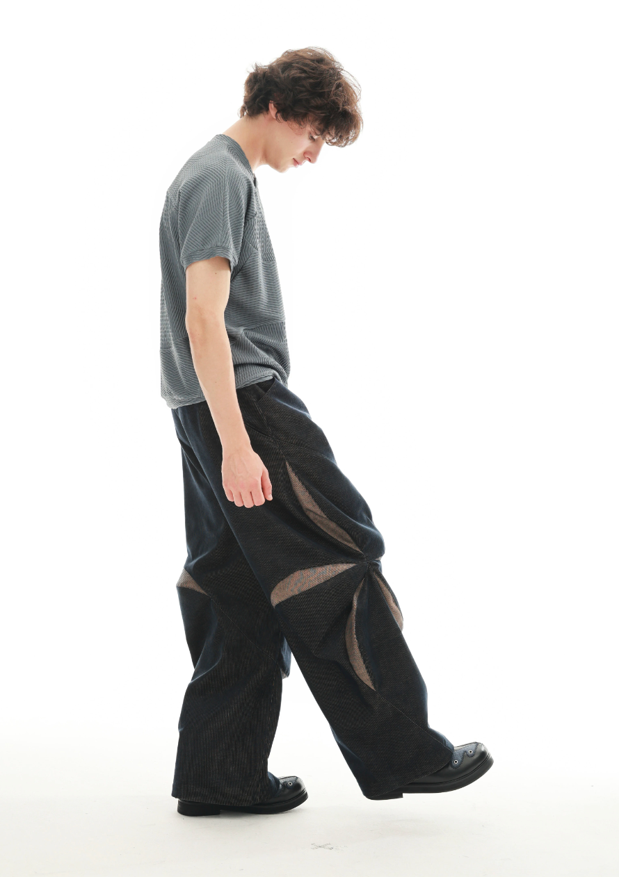 Sculpted Vent Panel Trousers