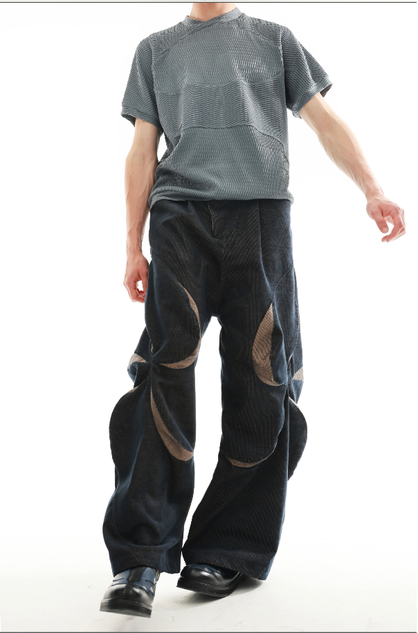 Sculpted Vent Panel Trousers
