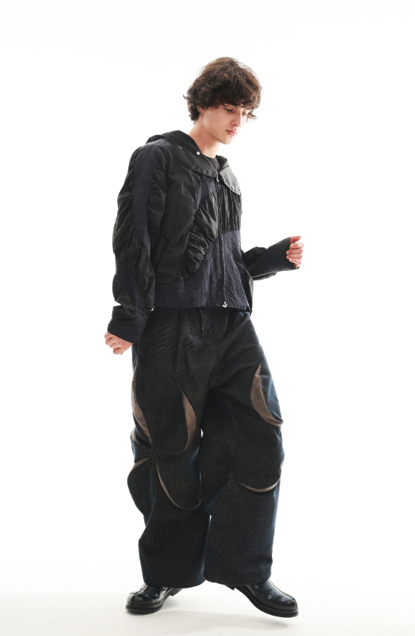Sculpted Vent Panel Trousers