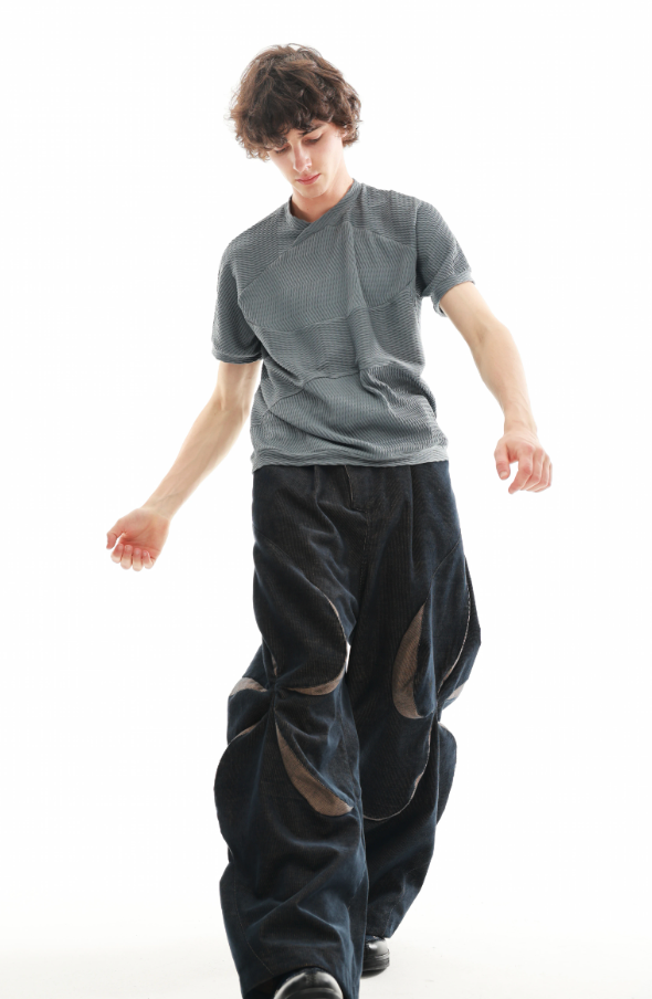 Sculpted Vent Panel Trousers