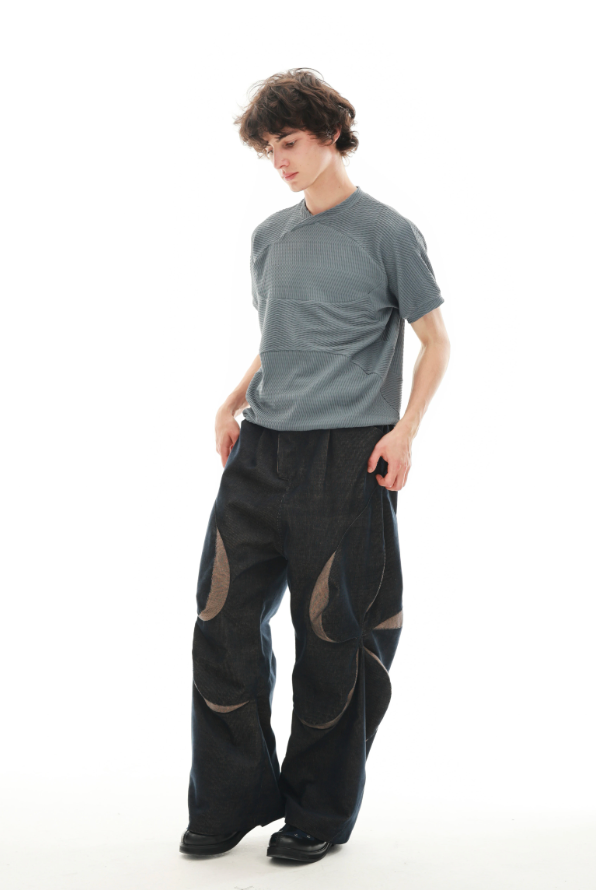 Sculpted Vent Panel Trousers