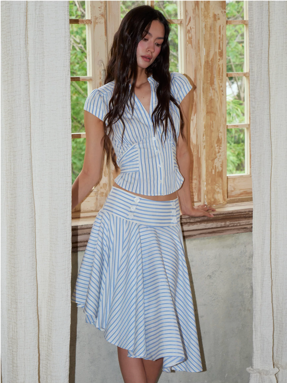 Striped Sculpted Set