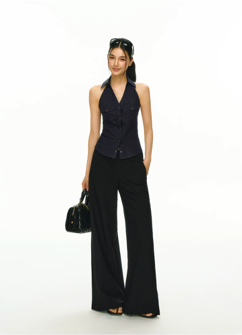 Collared Halter Utility Vest