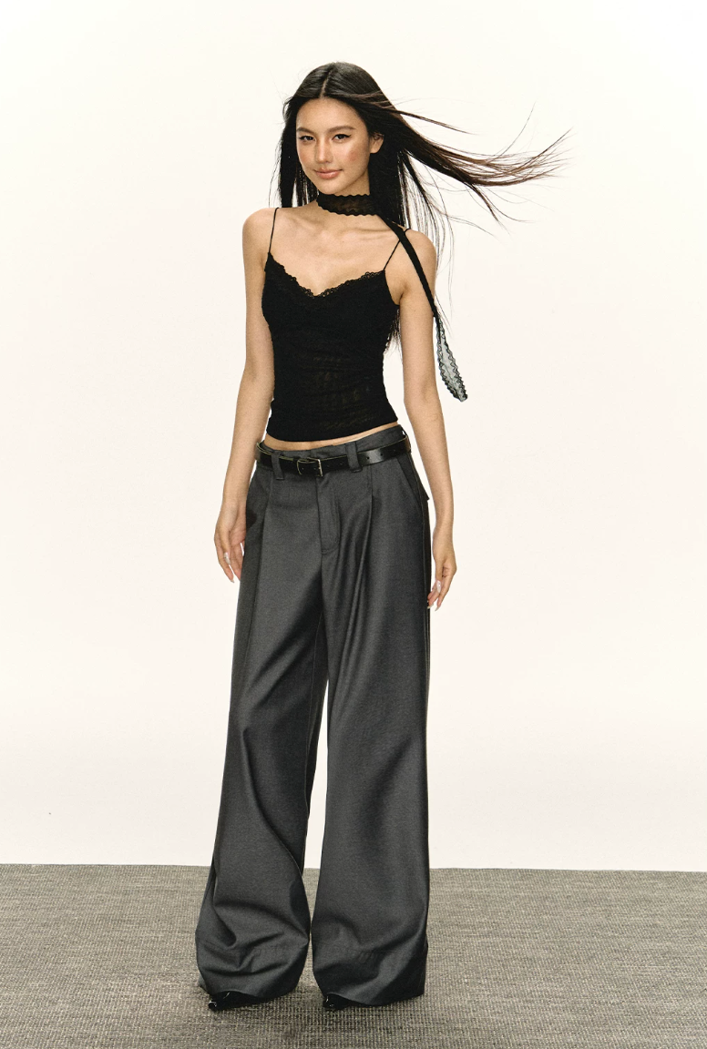 Lace Scarf Camisole Top