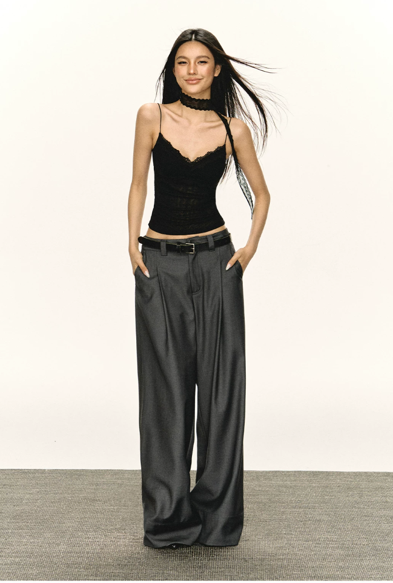 Lace Scarf Camisole Top