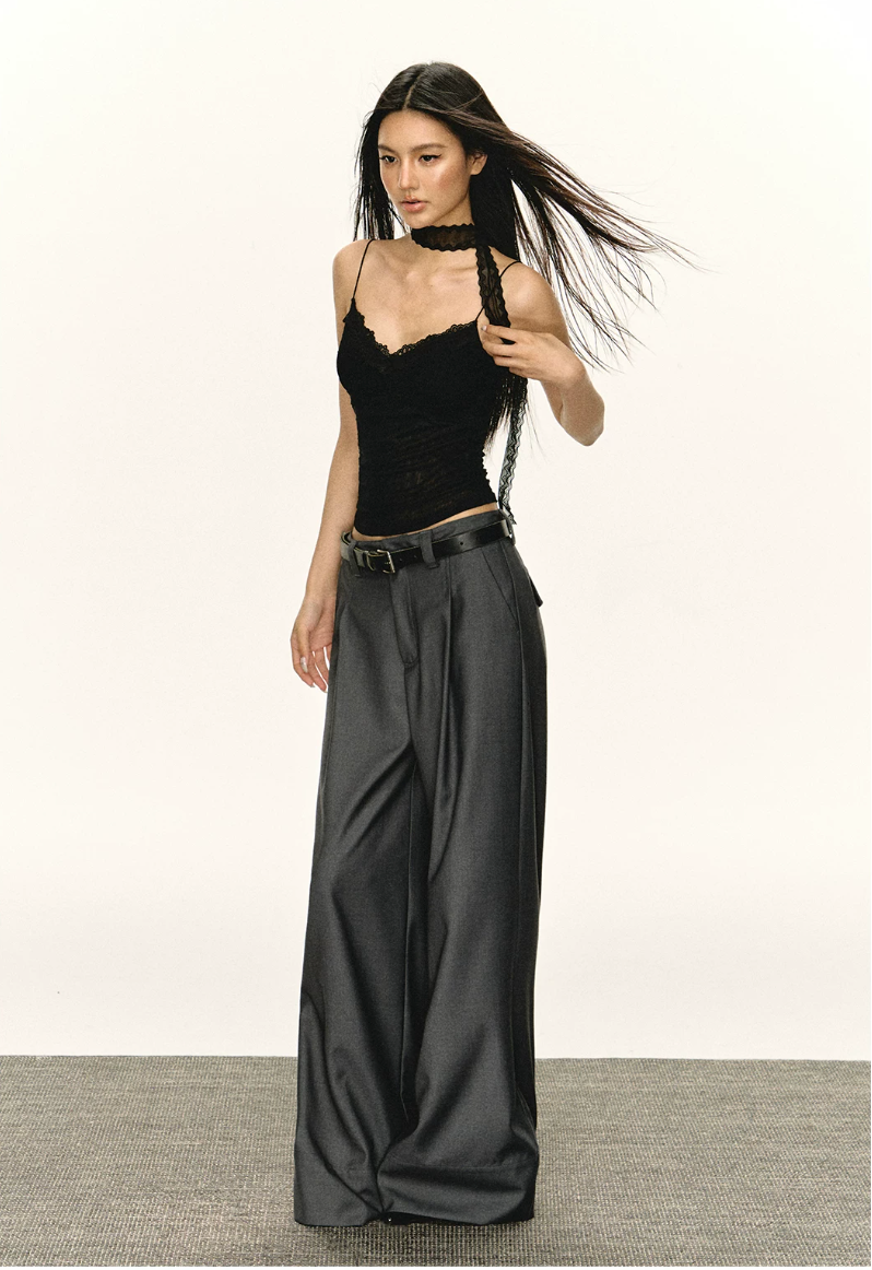 Lace Scarf Camisole Top