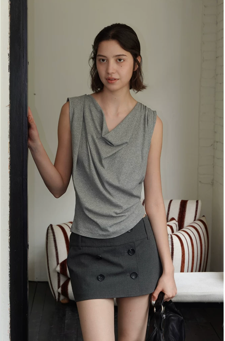 Draped Cowl Tank