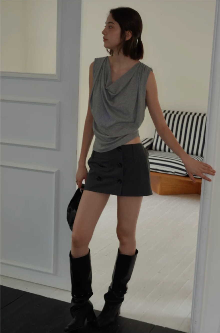Draped Cowl Tank