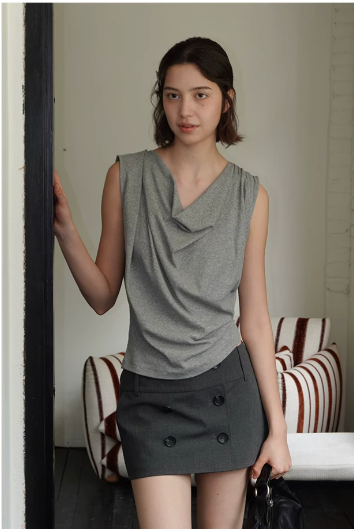 Draped Cowl Tank