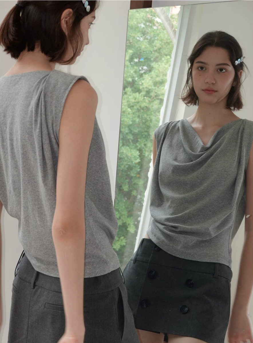 Draped Cowl Tank