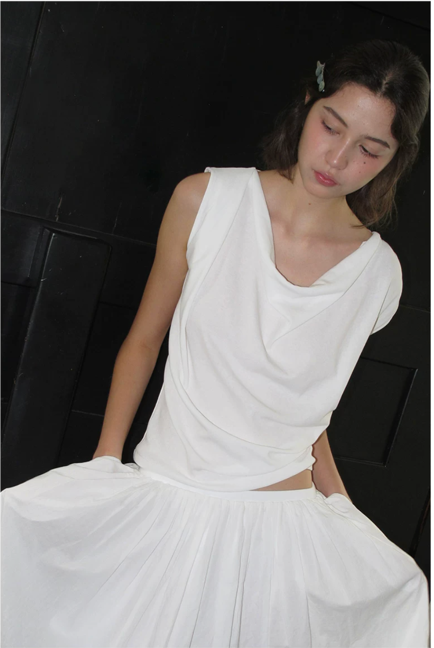 Draped Cowl Tank