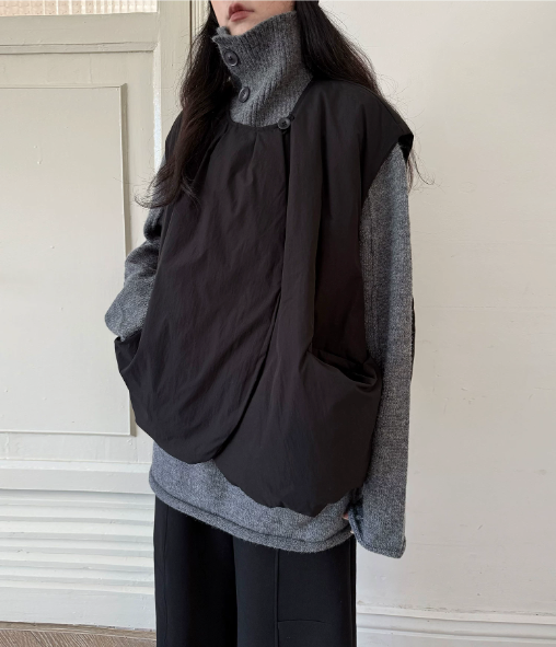 Utility Drape Pocket Vest