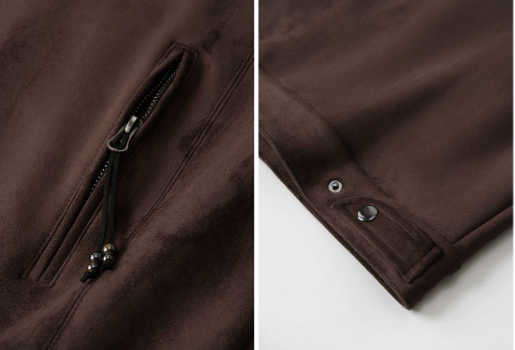 Burnished Point-Collar Jacket