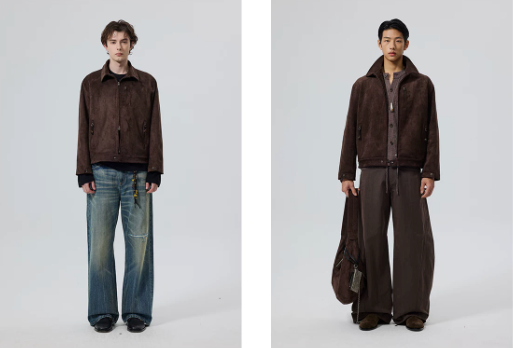 Burnished Point-Collar Jacket