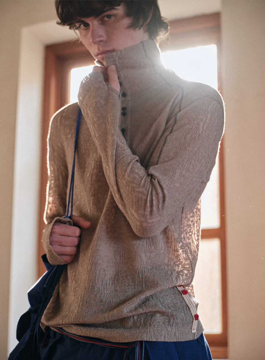 Blue Infiltration | Between Sky and Skin Veil Top