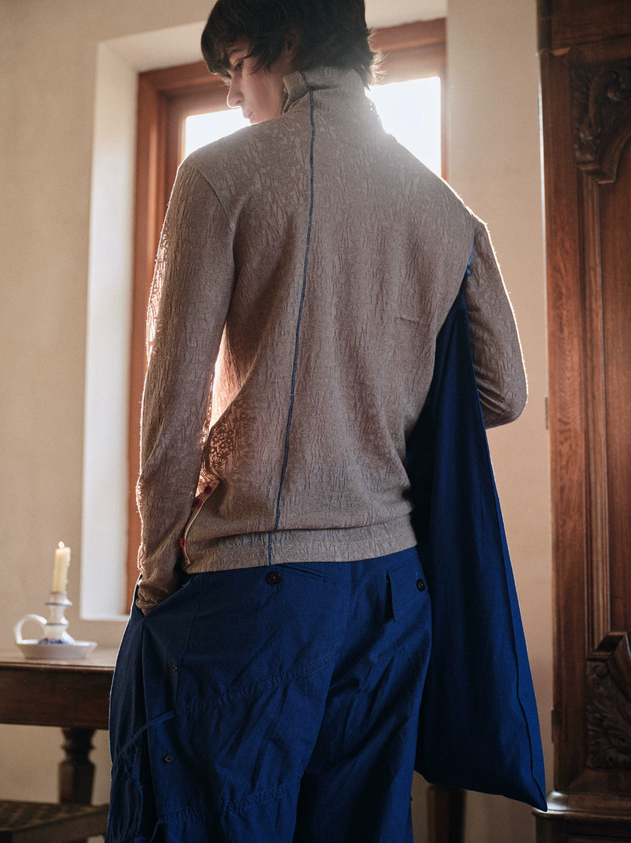 Blue Infiltration | Between Sky and Skin Veil Top