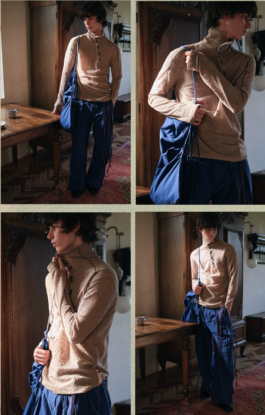 Blue Infiltration | Between Sky and Skin Veil Top