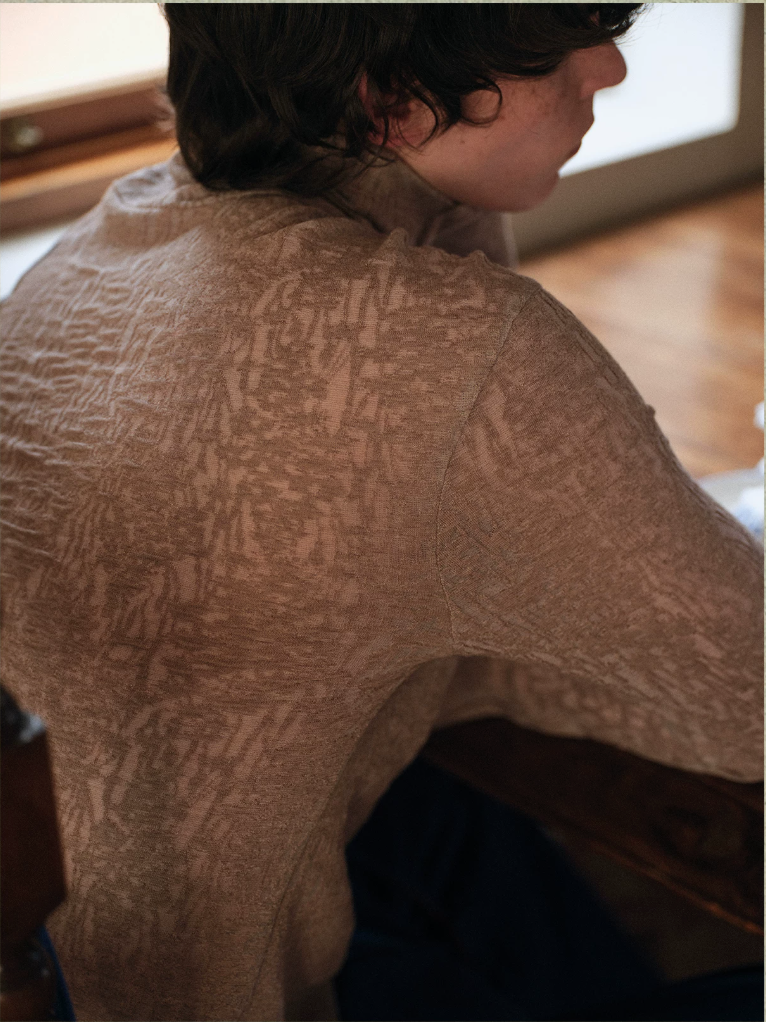 Blue Infiltration | Between Sky and Skin Veil Top