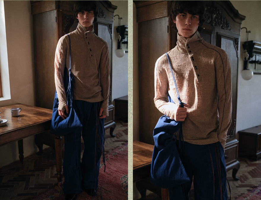 Blue Infiltration | Between Sky and Skin Veil Top